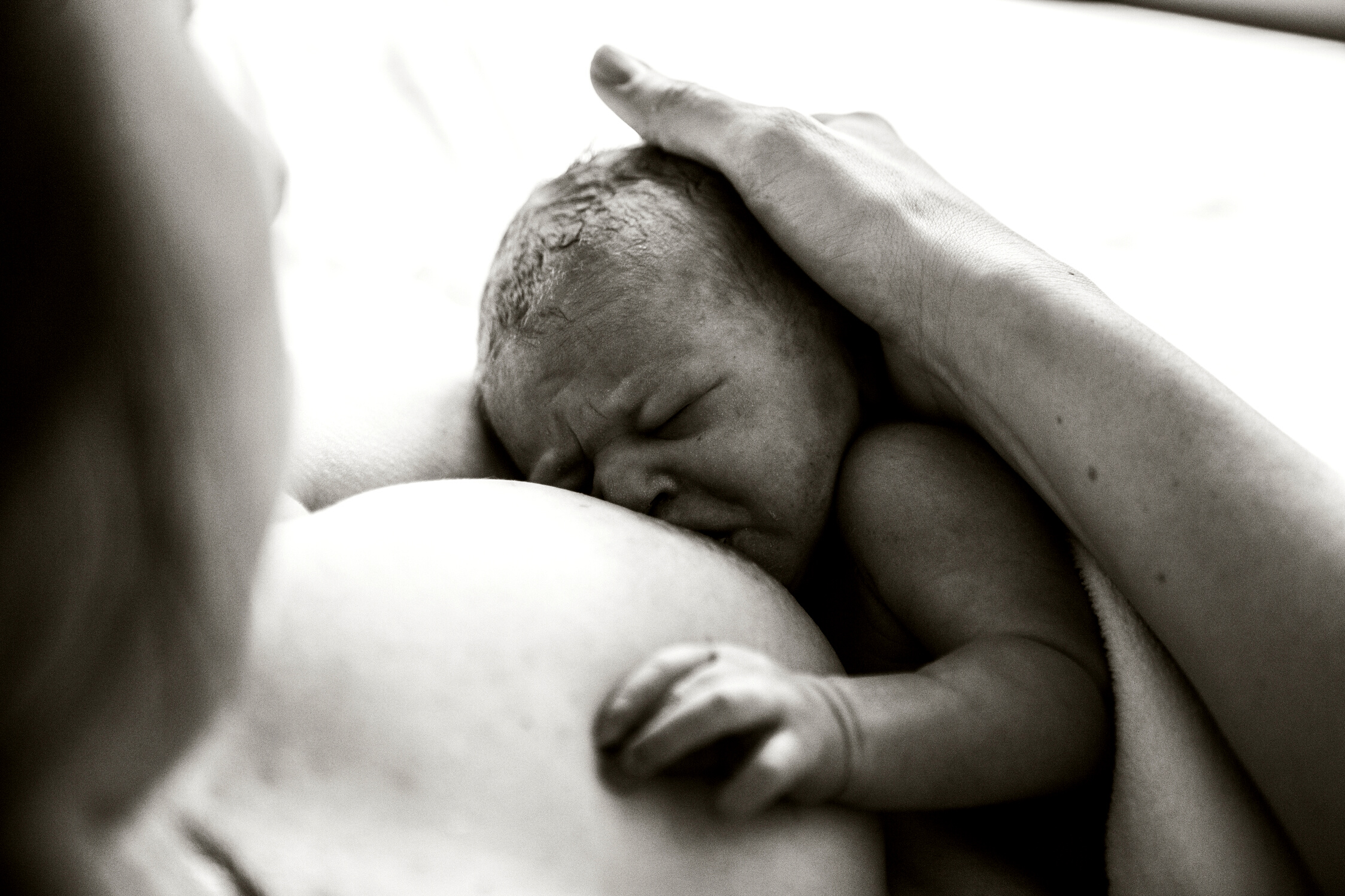 newborn first breastfeeding